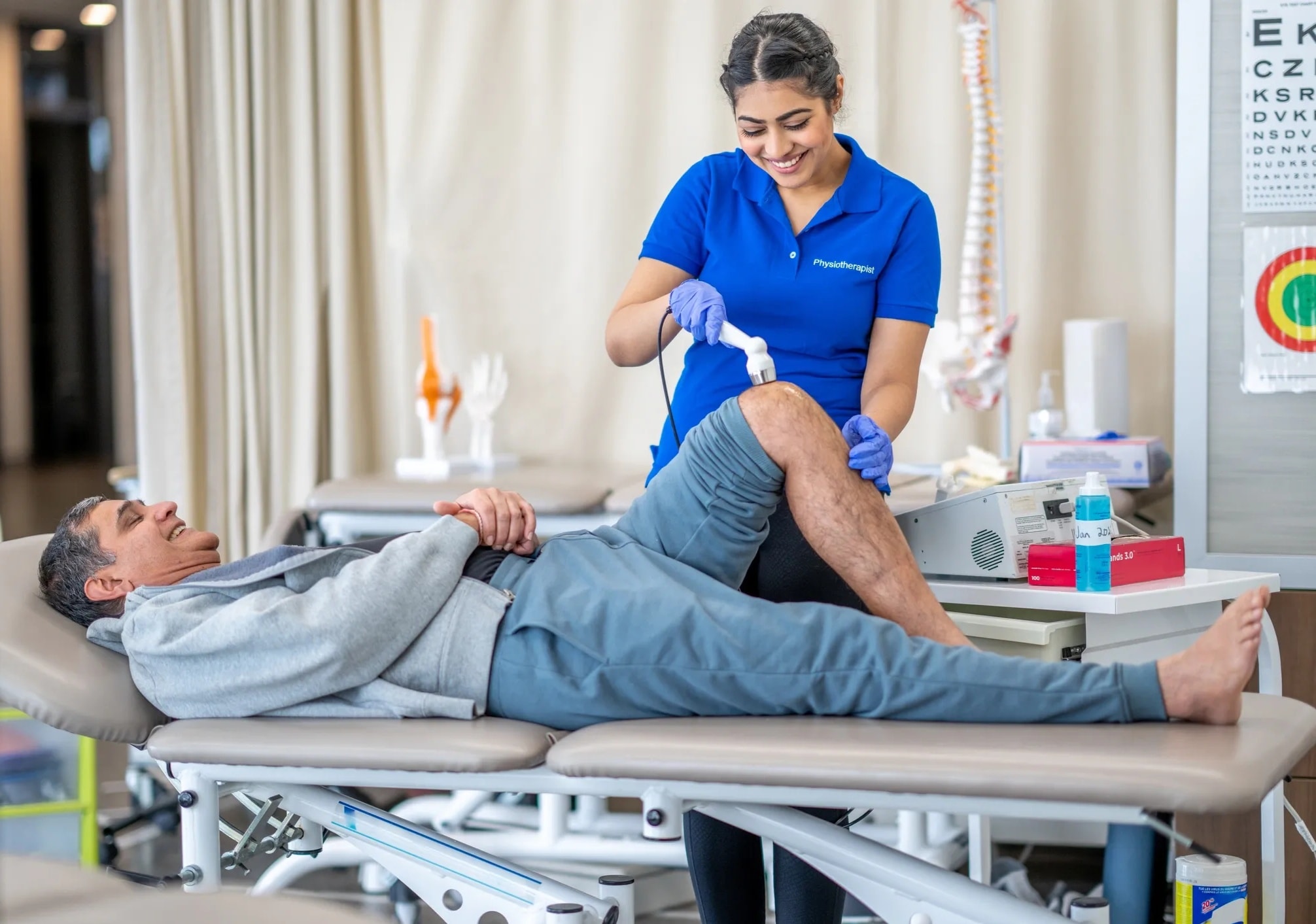 Doctor consulting with a patient about their care plan